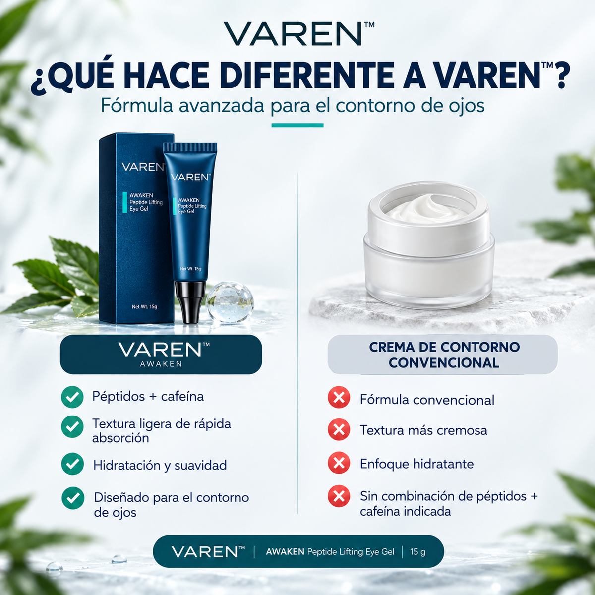 VAREN™ - Crema reparadora para el contorno de ojos