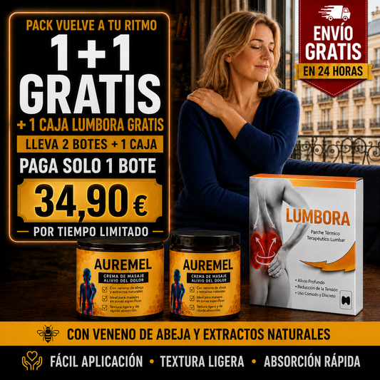 AUREMEL™ Pide hoy tu pack  y empieza a volver a tu ritmo.