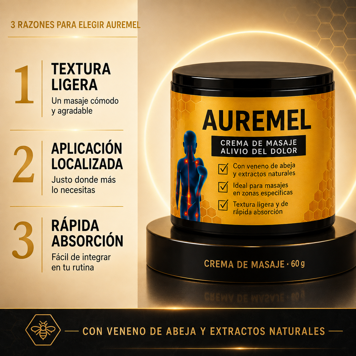 AUREMEL™ Pide hoy tu pack  y empieza a volver a tu ritmo.